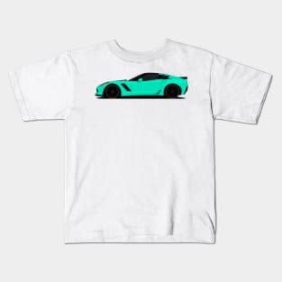 Z06 TURQUOISE Kids T-Shirt